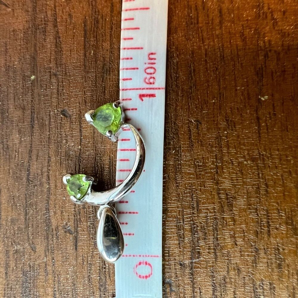 Peora Peridot Sterling Silver Necklace Pendant - Picture 16 of 16